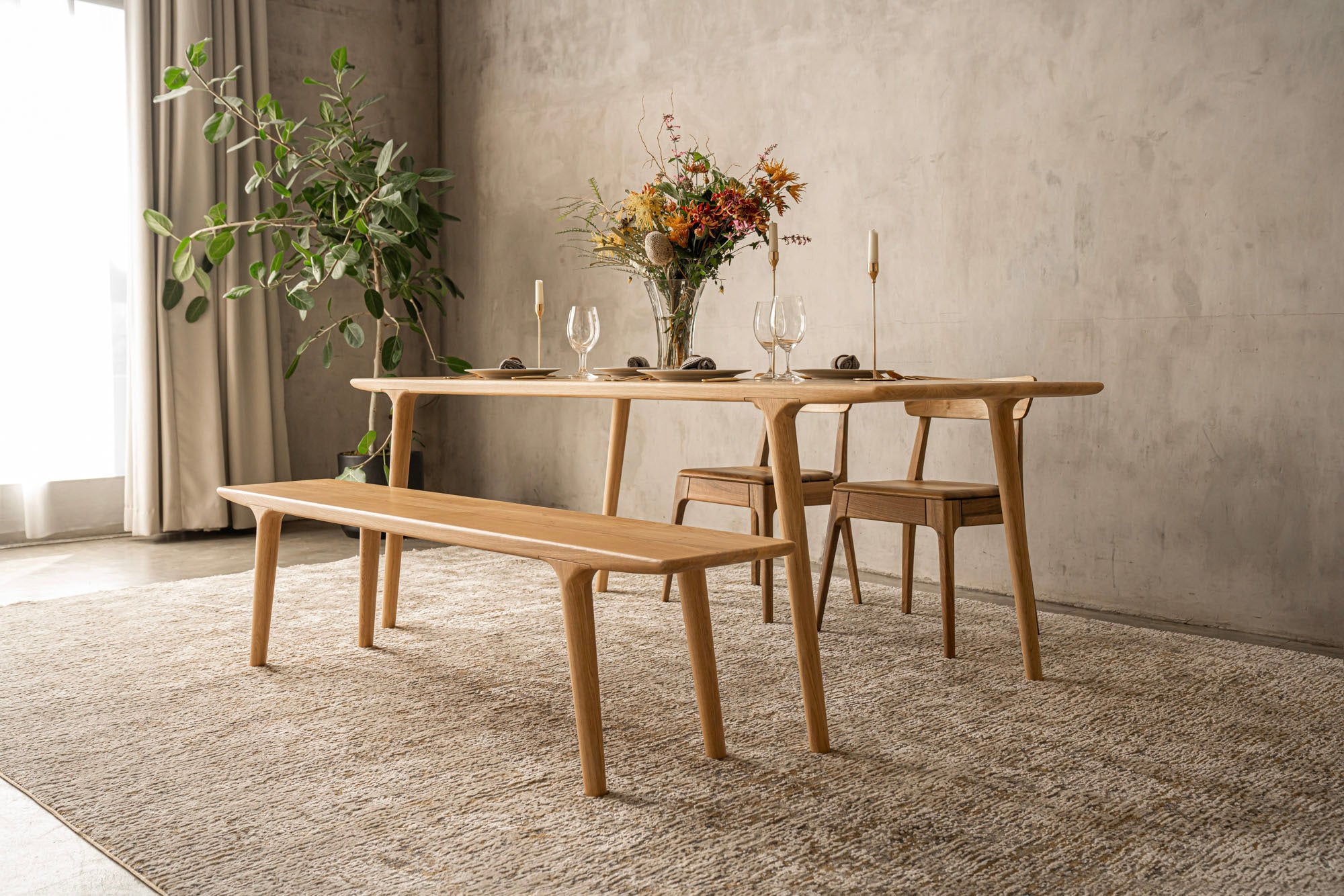 BRUNO | Oak Dining Table