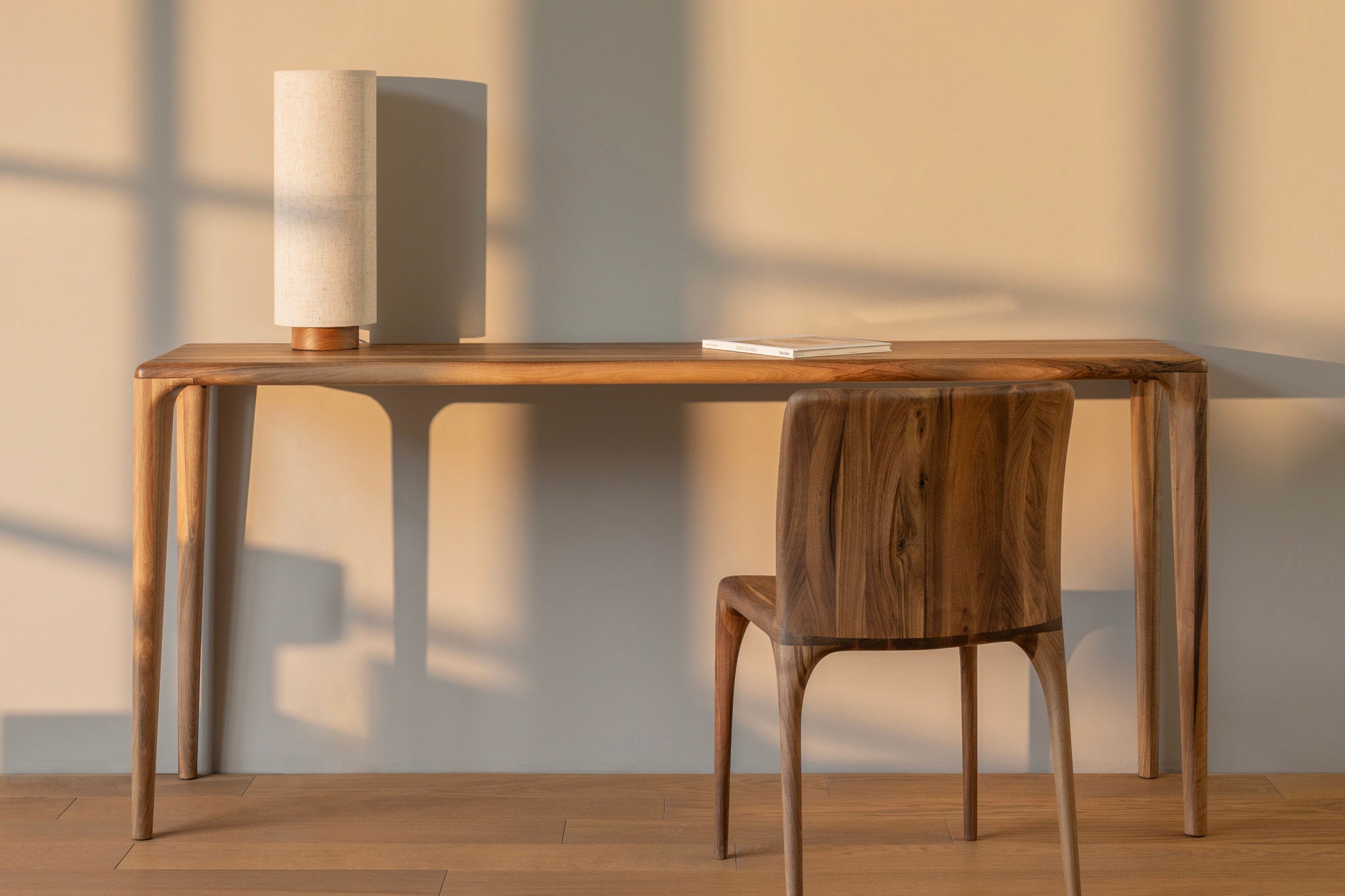 LÜNA | Table Console en Chêne