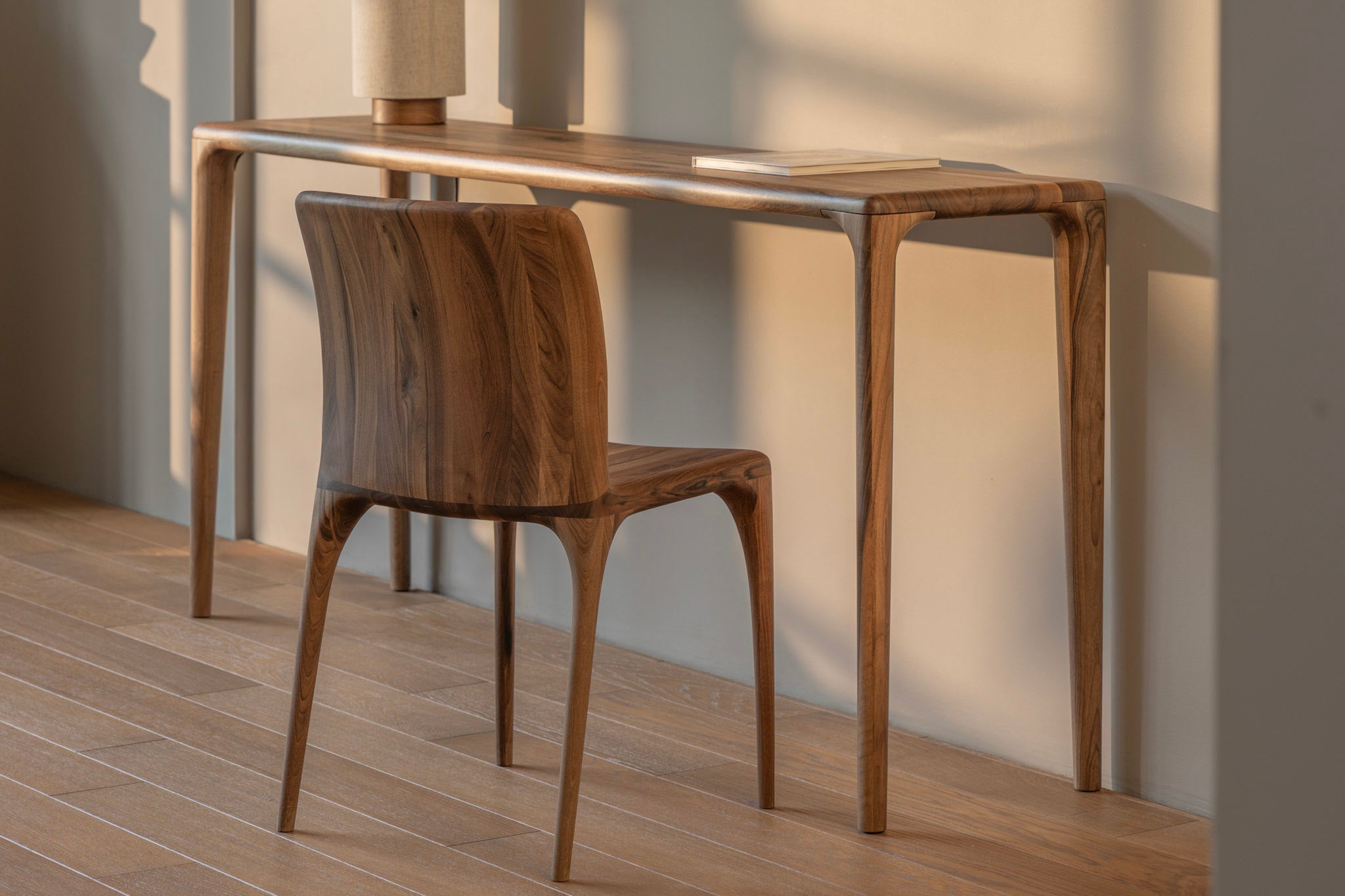 LÜNA | Table Console en Chêne