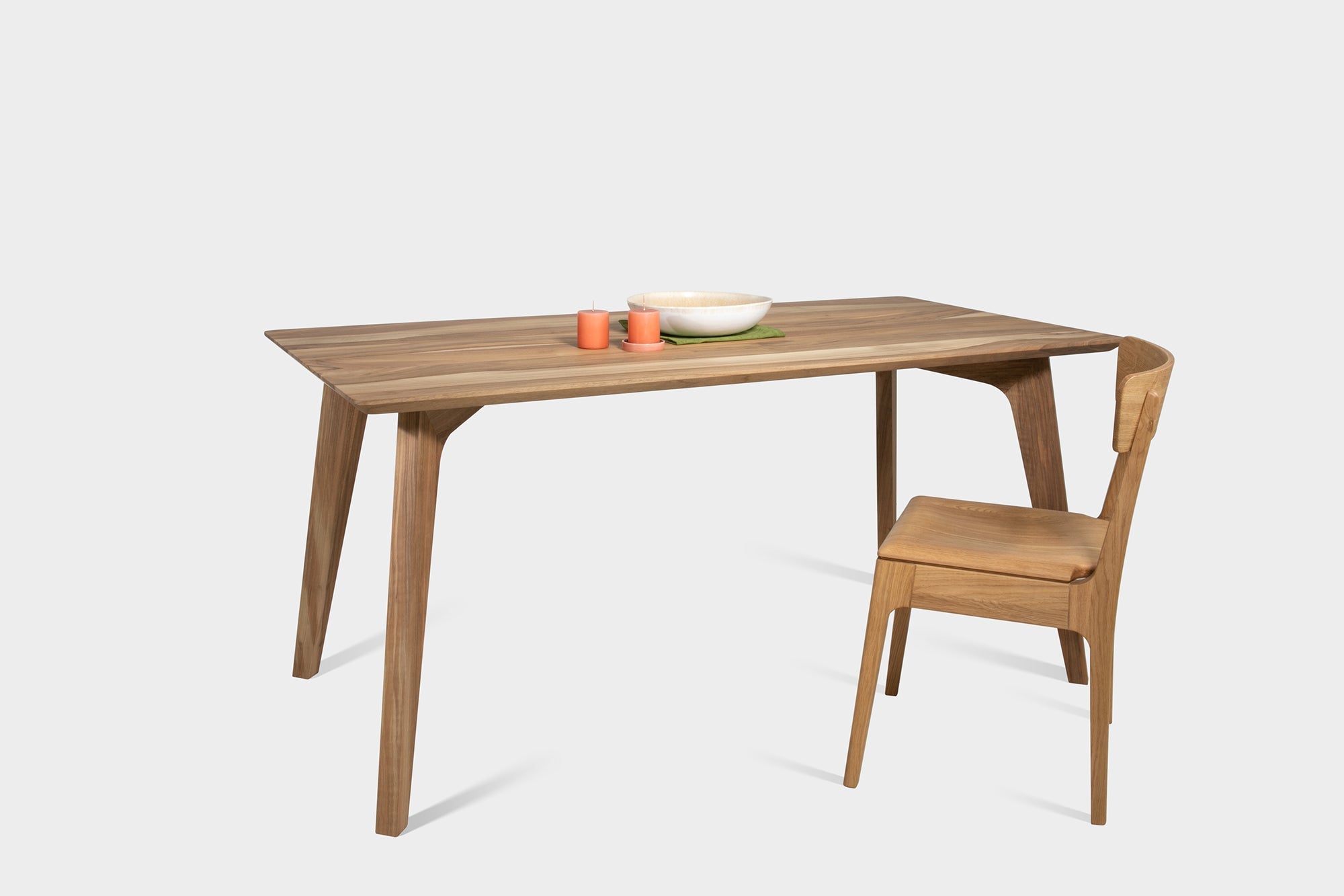 Table à manger extensible en Noyer | AMBER S