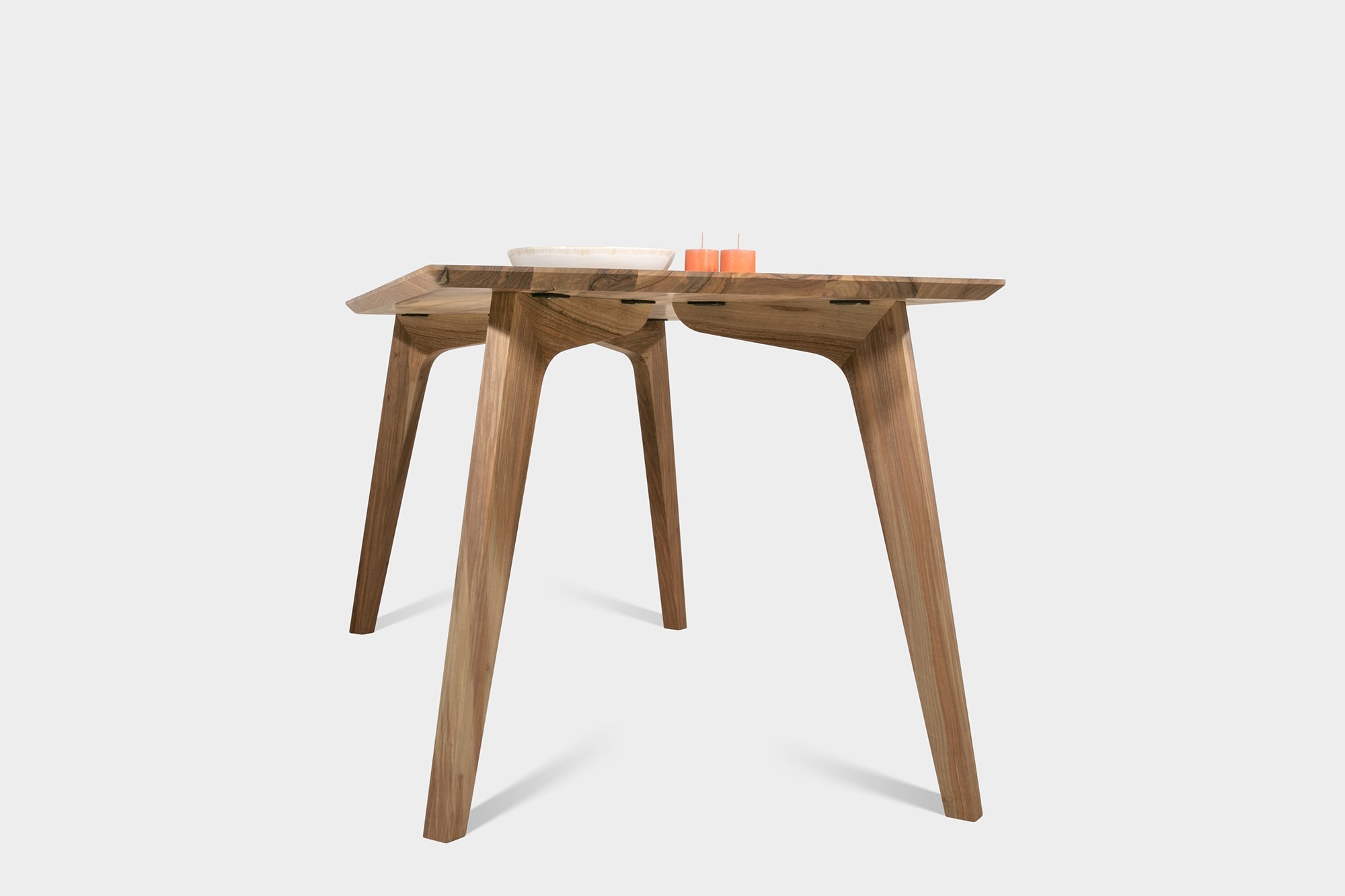 Table à manger extensible en Noyer | AMBER S