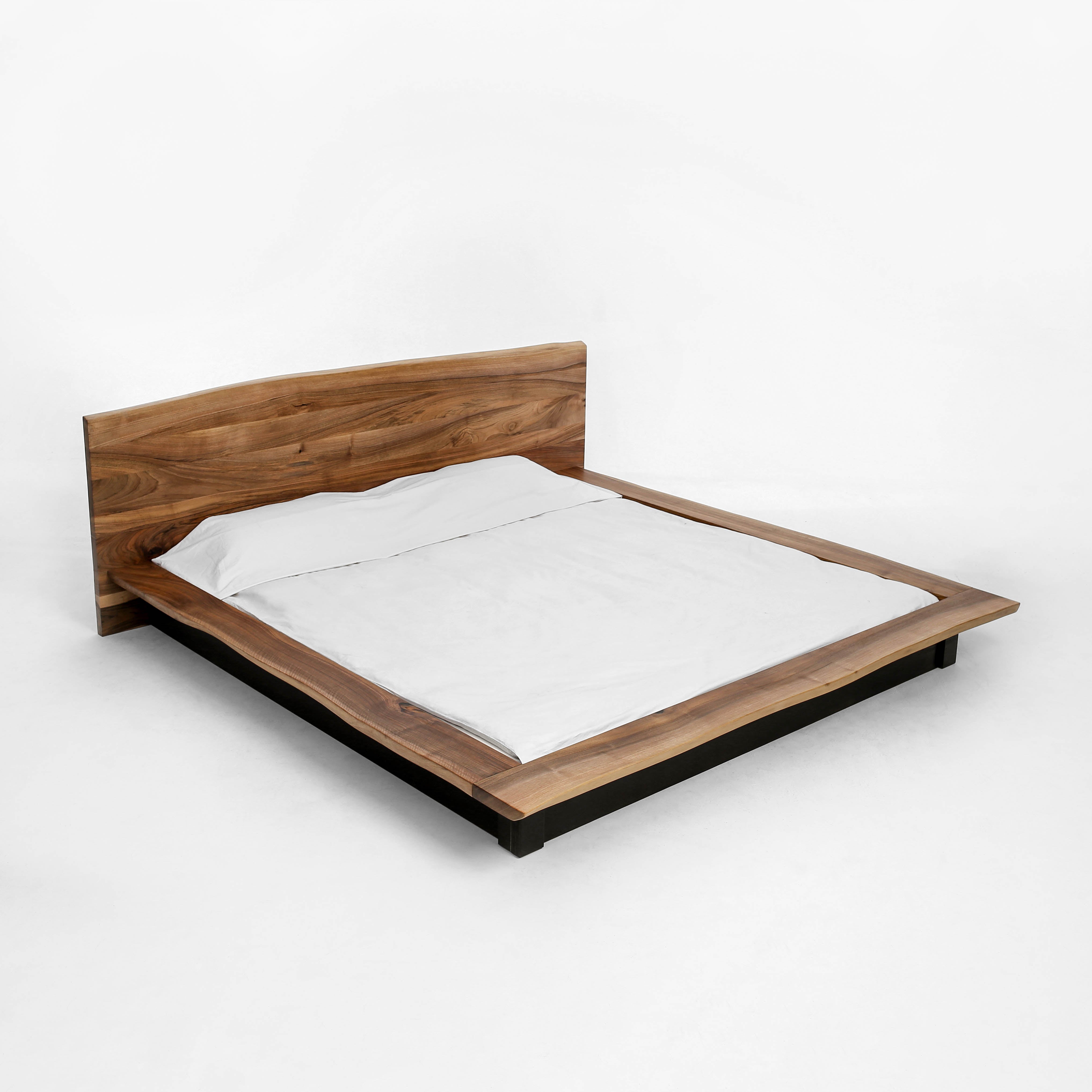 KAATJE | Solid Wood Platform Bed Frame and Headboard