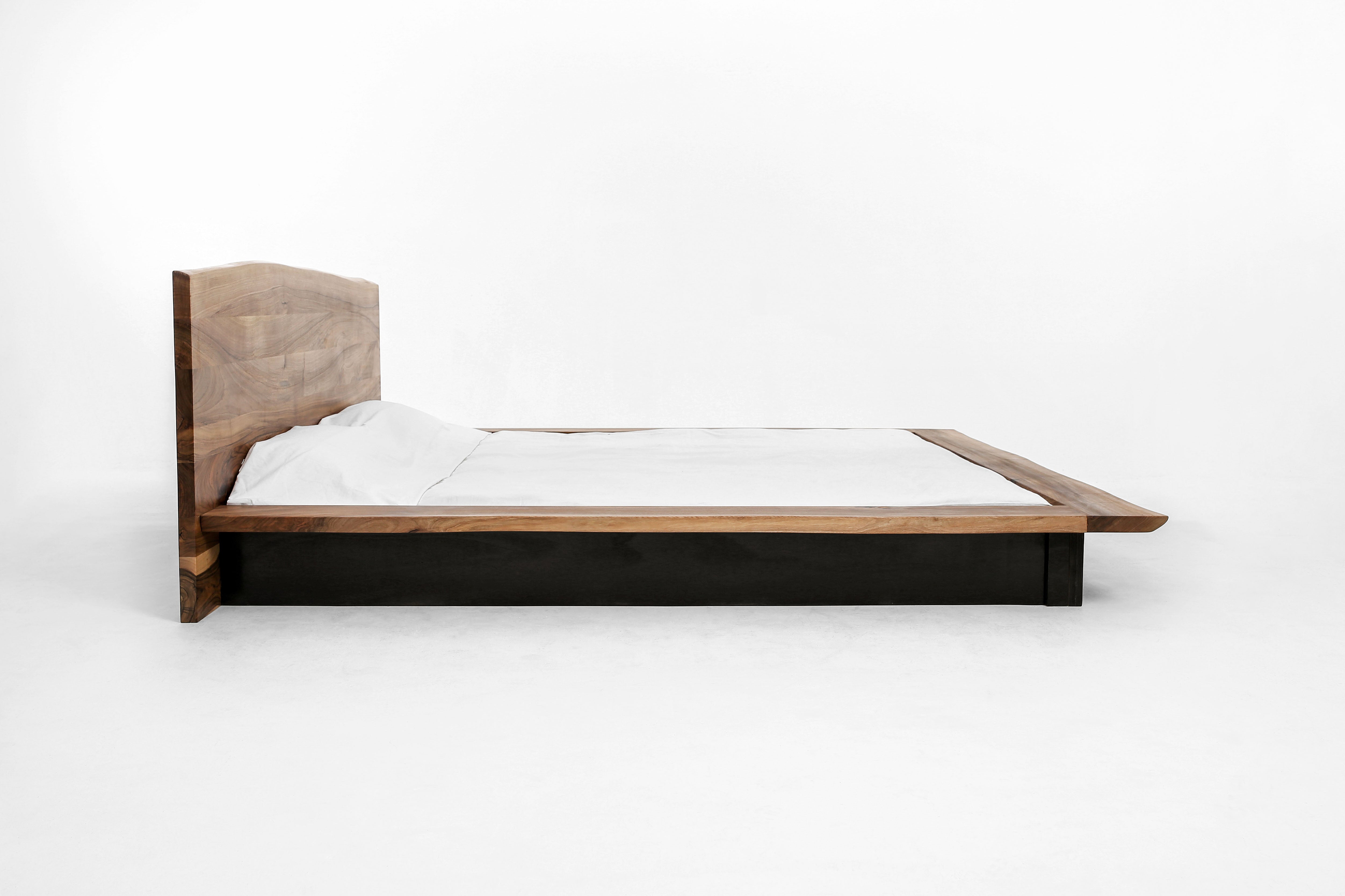 KAATJE | Solid Wood Platform Bed Frame and Headboard