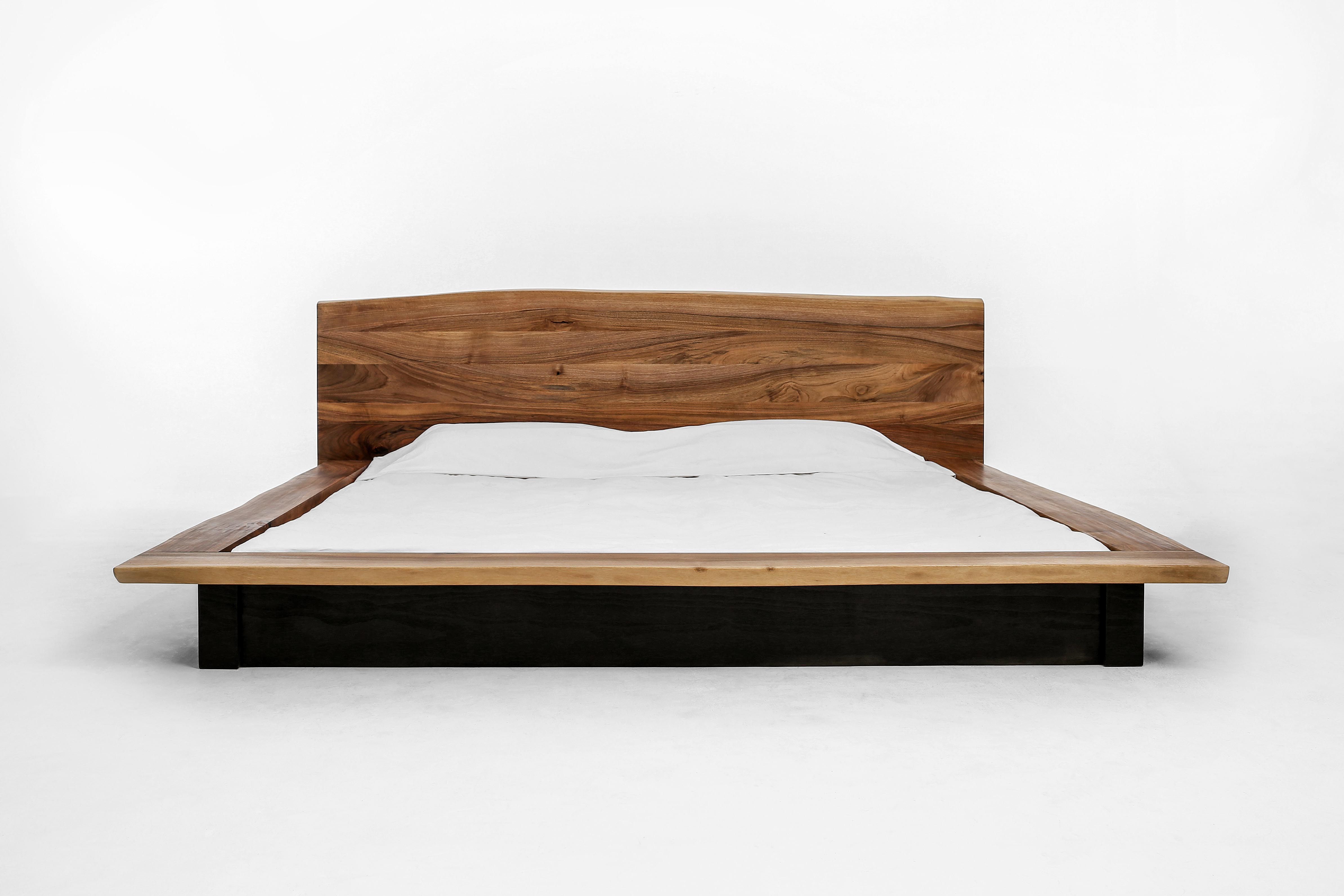 KAATJE | Solid Wood Platform Bed Frame and Headboard