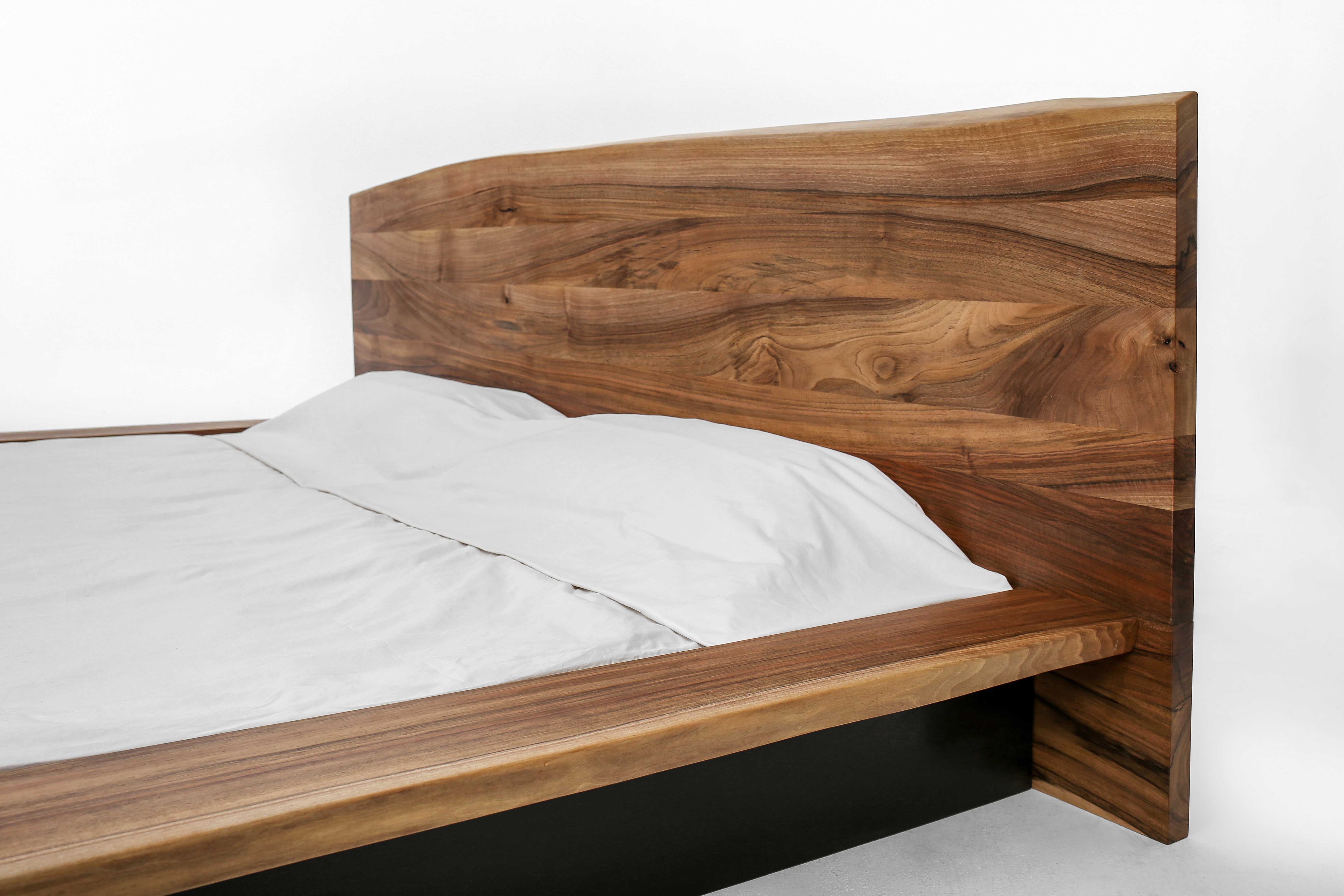 KAATJE | Solid Wood Platform Bed Frame and Headboard