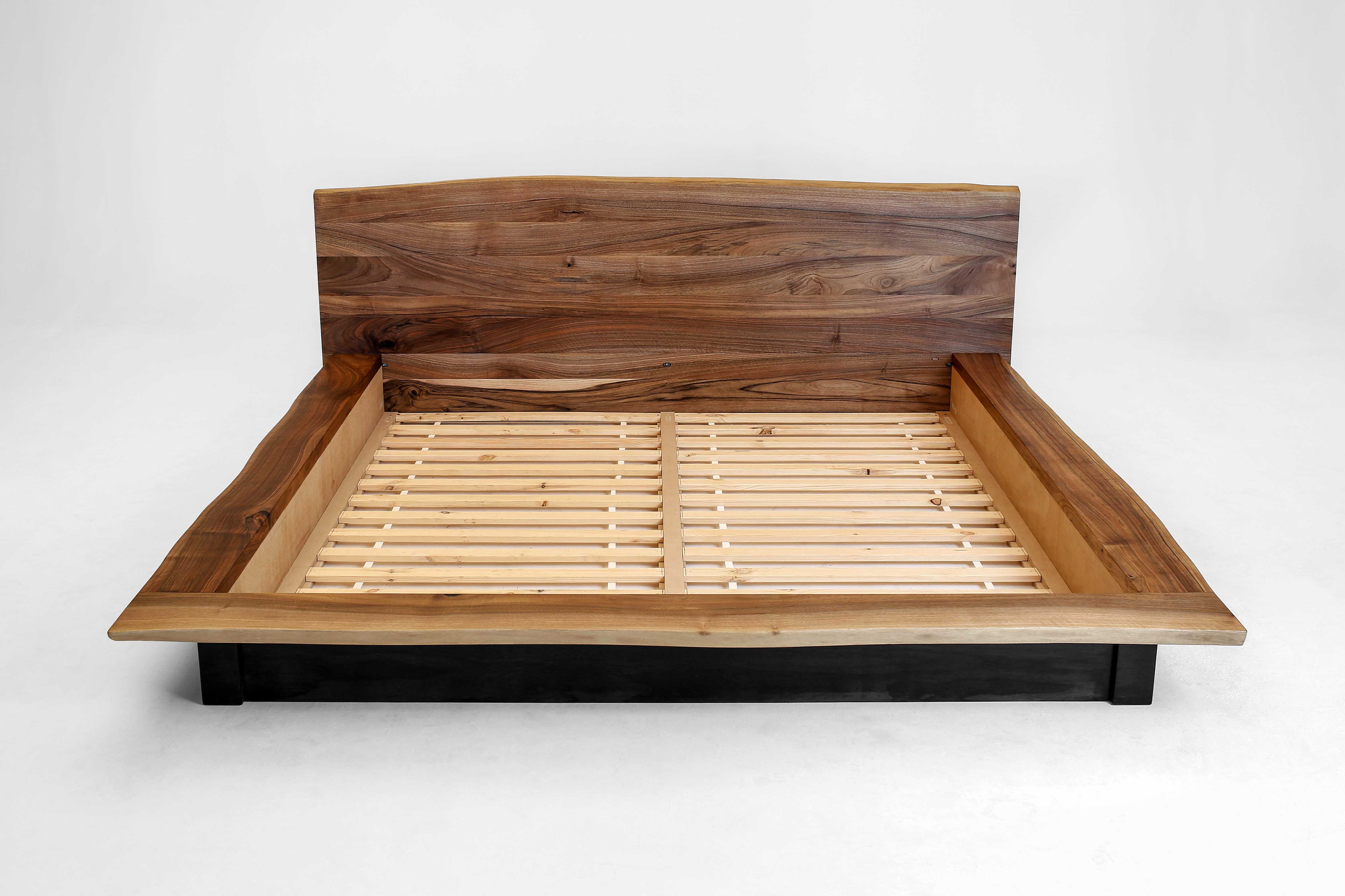 KAATJE | Solid Wood Platform Bed Frame and Headboard