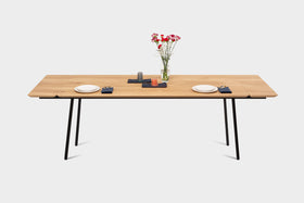 MARTA S EXTENDABLE TABLE | Oak | 160 - 220 x 80 x 3 cm | B74 Stock image 2