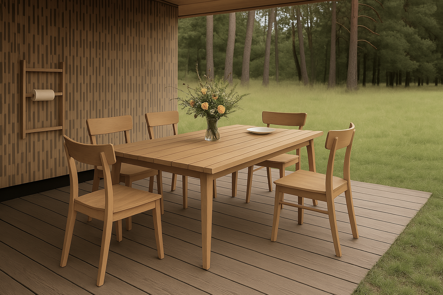 AMBER | Outdoor-Set aus Eiche