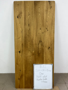 MARTA TABLE | OAK | 200 x 90 x 3 cm | B82 Stock image 5