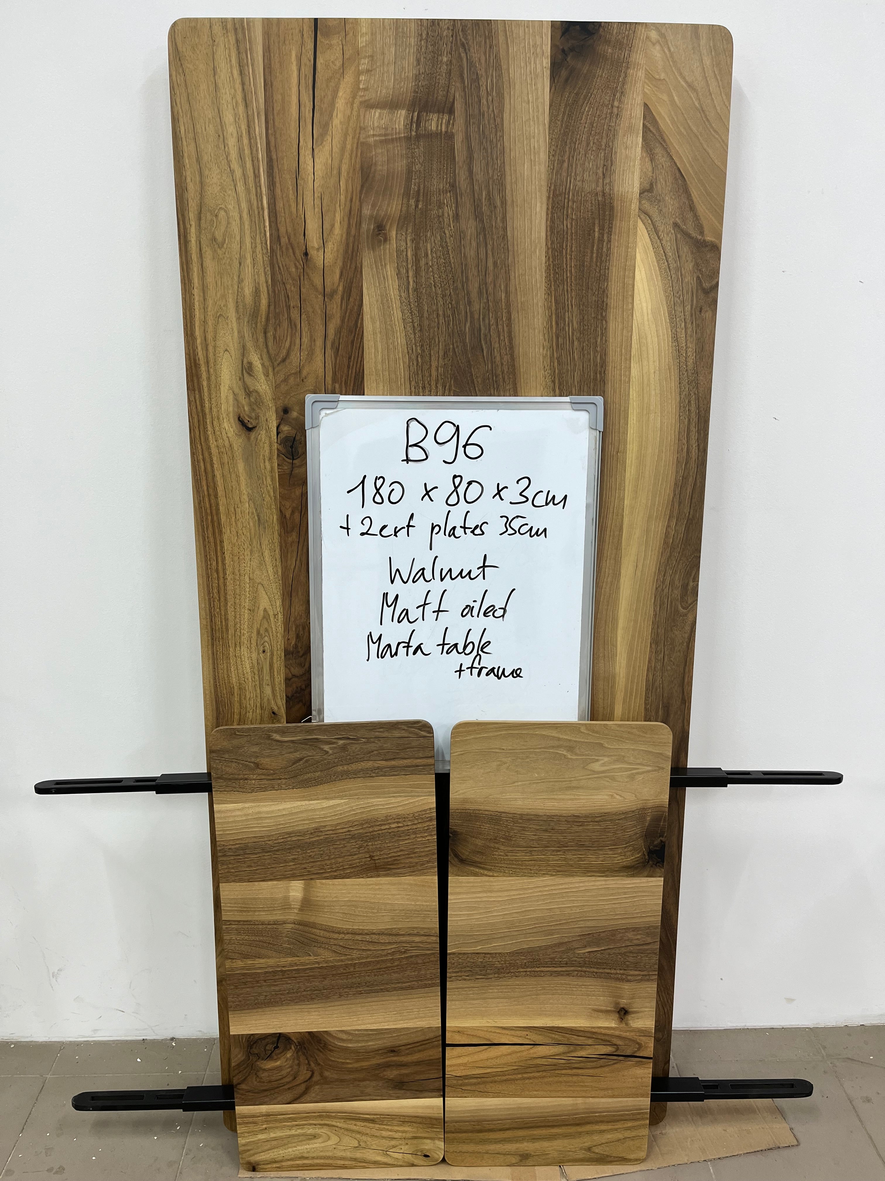 TABLE TOP | WALNUT | 160 x 80 x 3 cm | B96 Stock