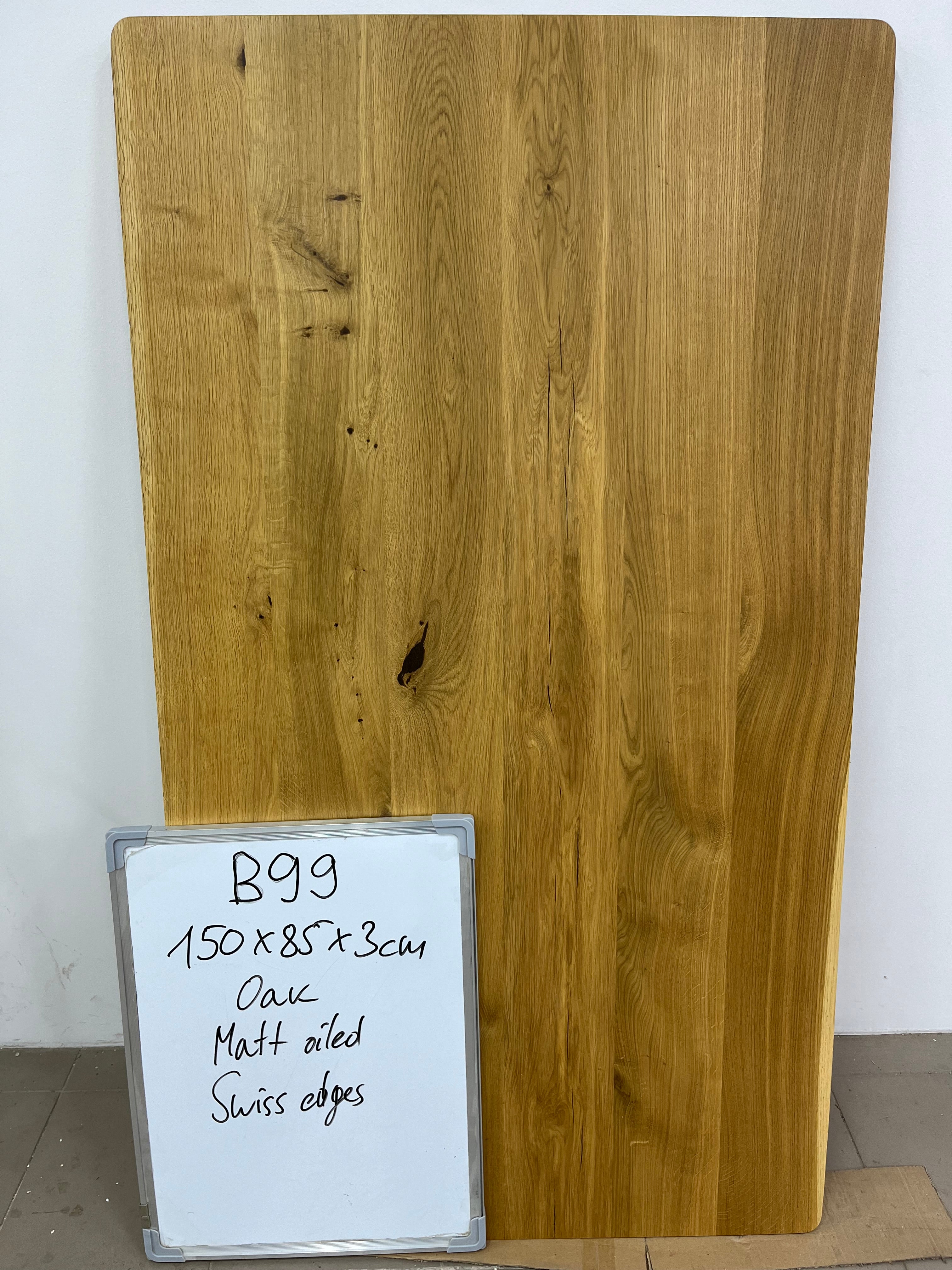 Plateau de table | Chêne | 150 x 85 x 3 cm | Stock B99