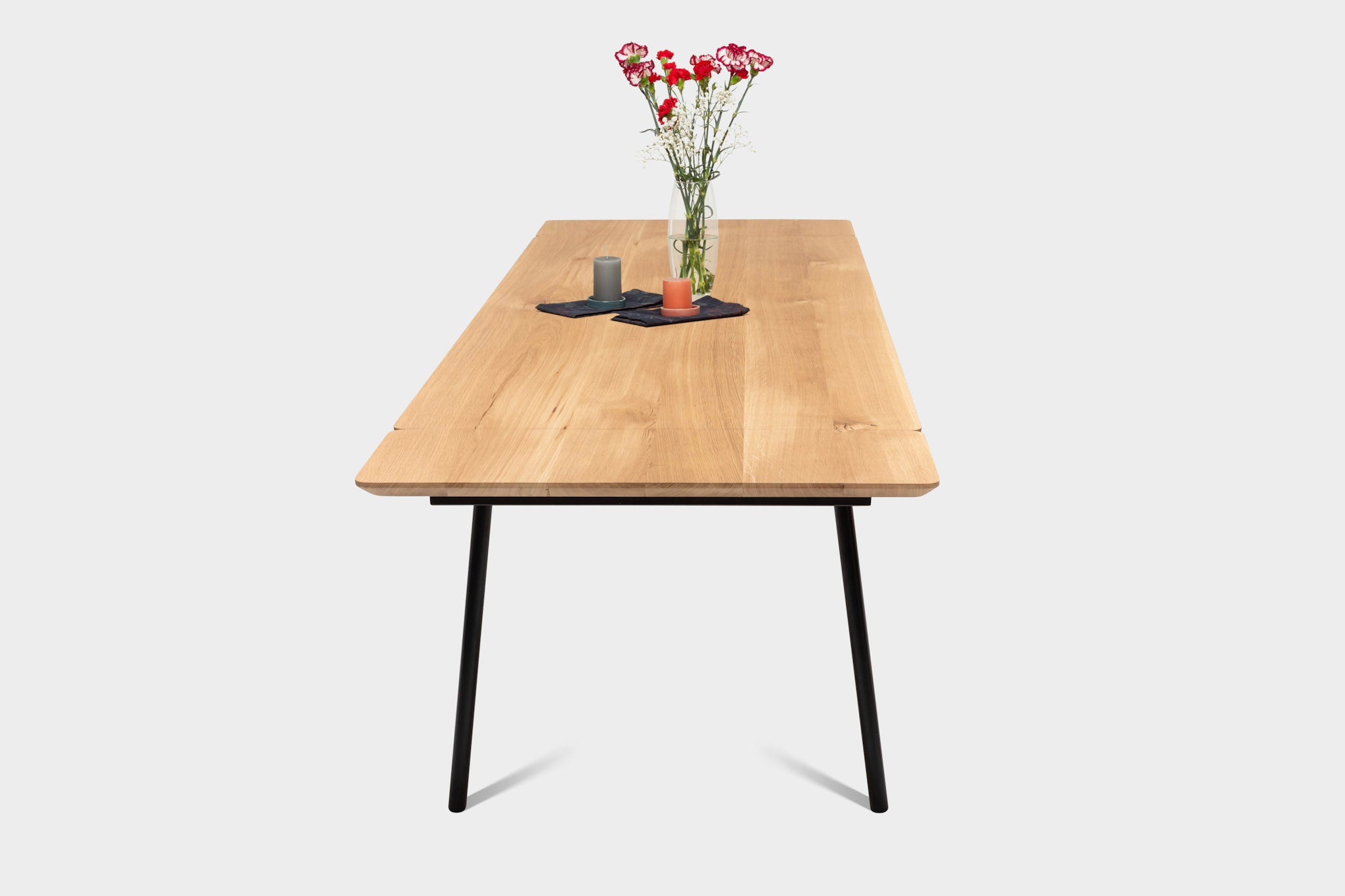 MARTA Table à manger extensible en chêne 