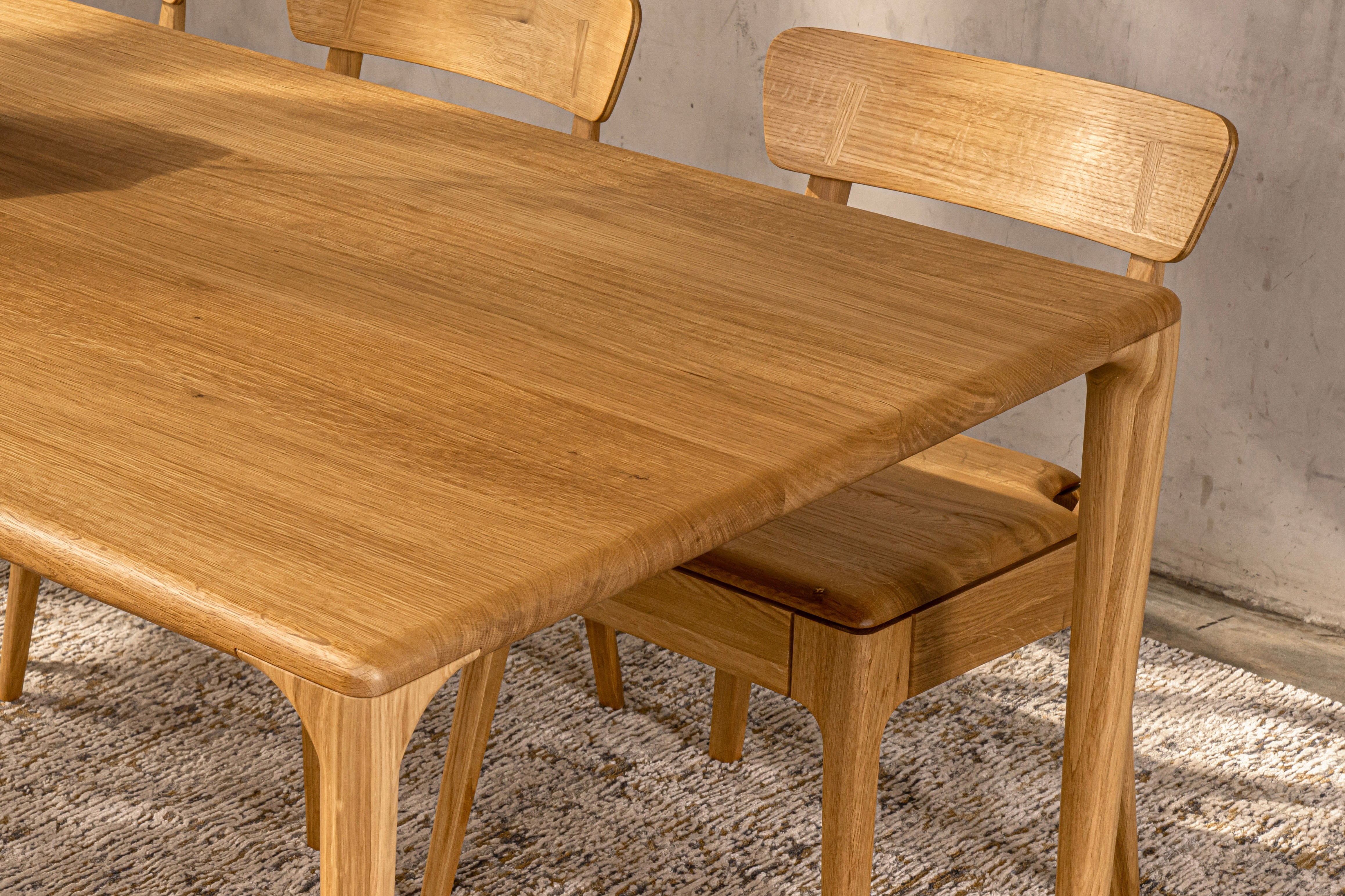 LÜNA | Oak Dining Set