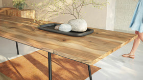 MARTA | Walnut Extendable Dining Table image 12