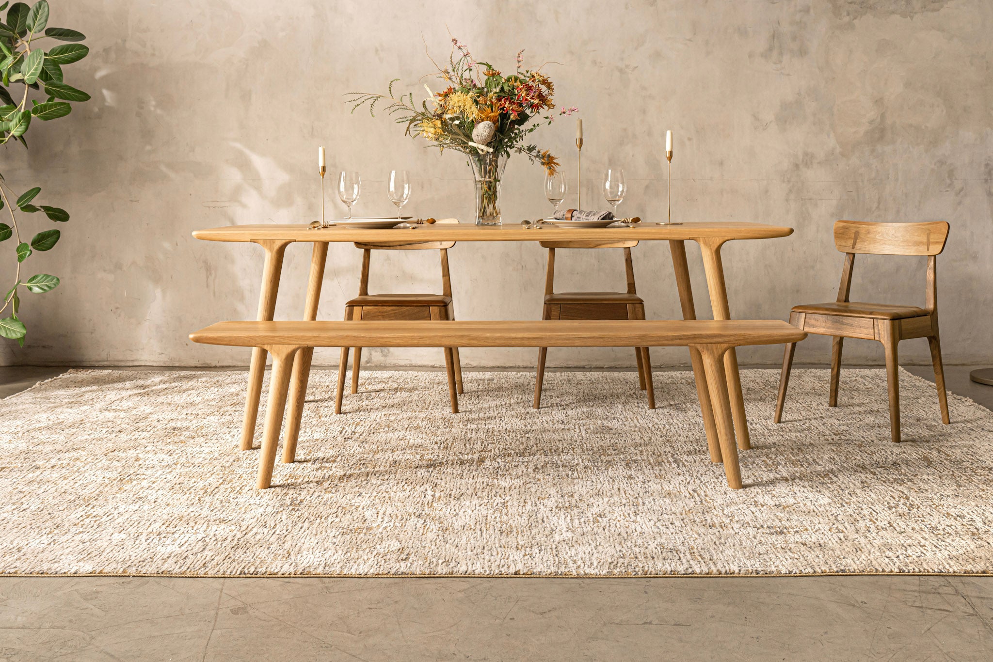 BRUNO | Walnut Bench