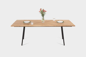 MARTA S EXTENDABLE TABLE | Oak | 160 - 220 x 80 x 3 cm | B74 Stock image 8