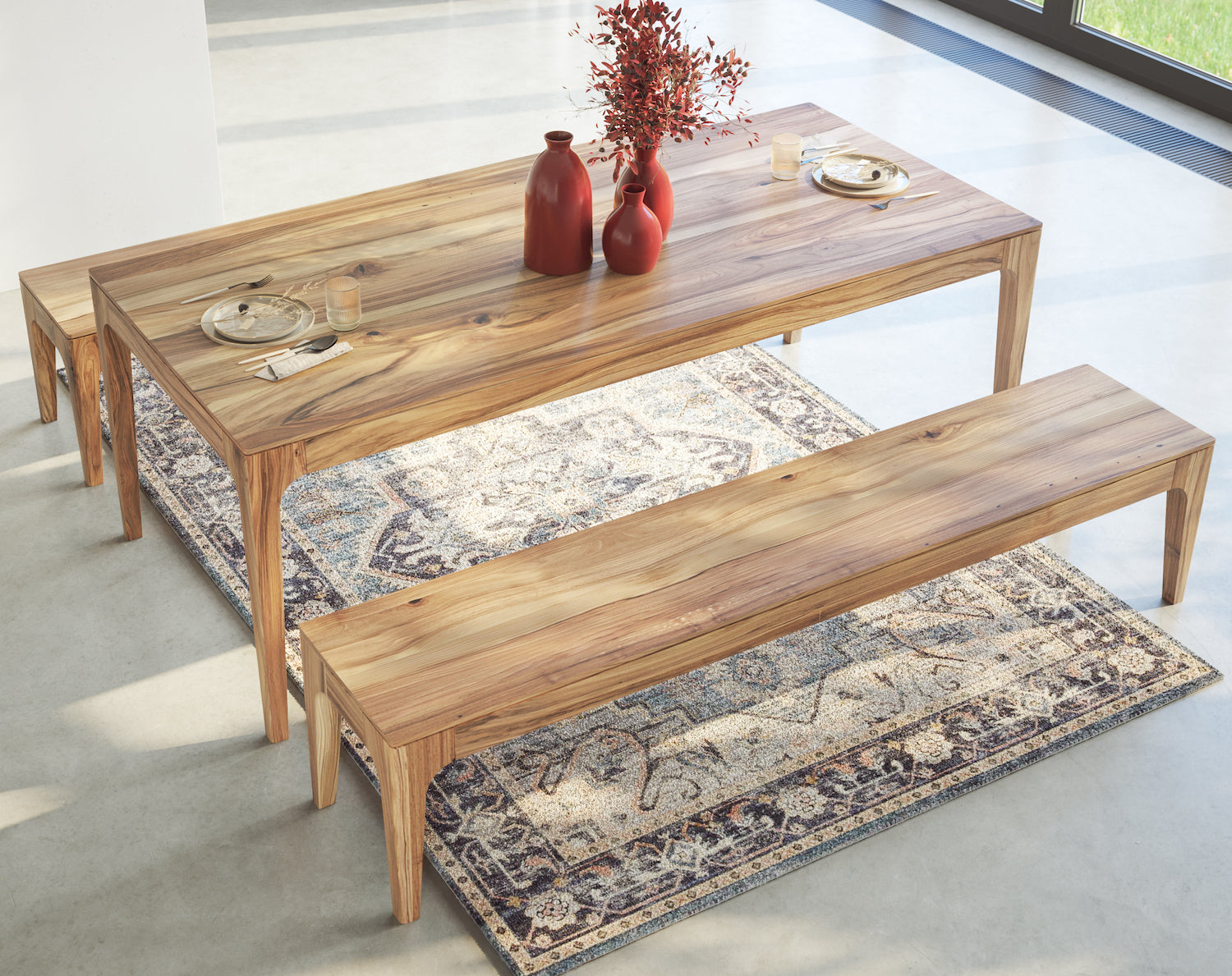 CAROLINA | Walnut Dining Set