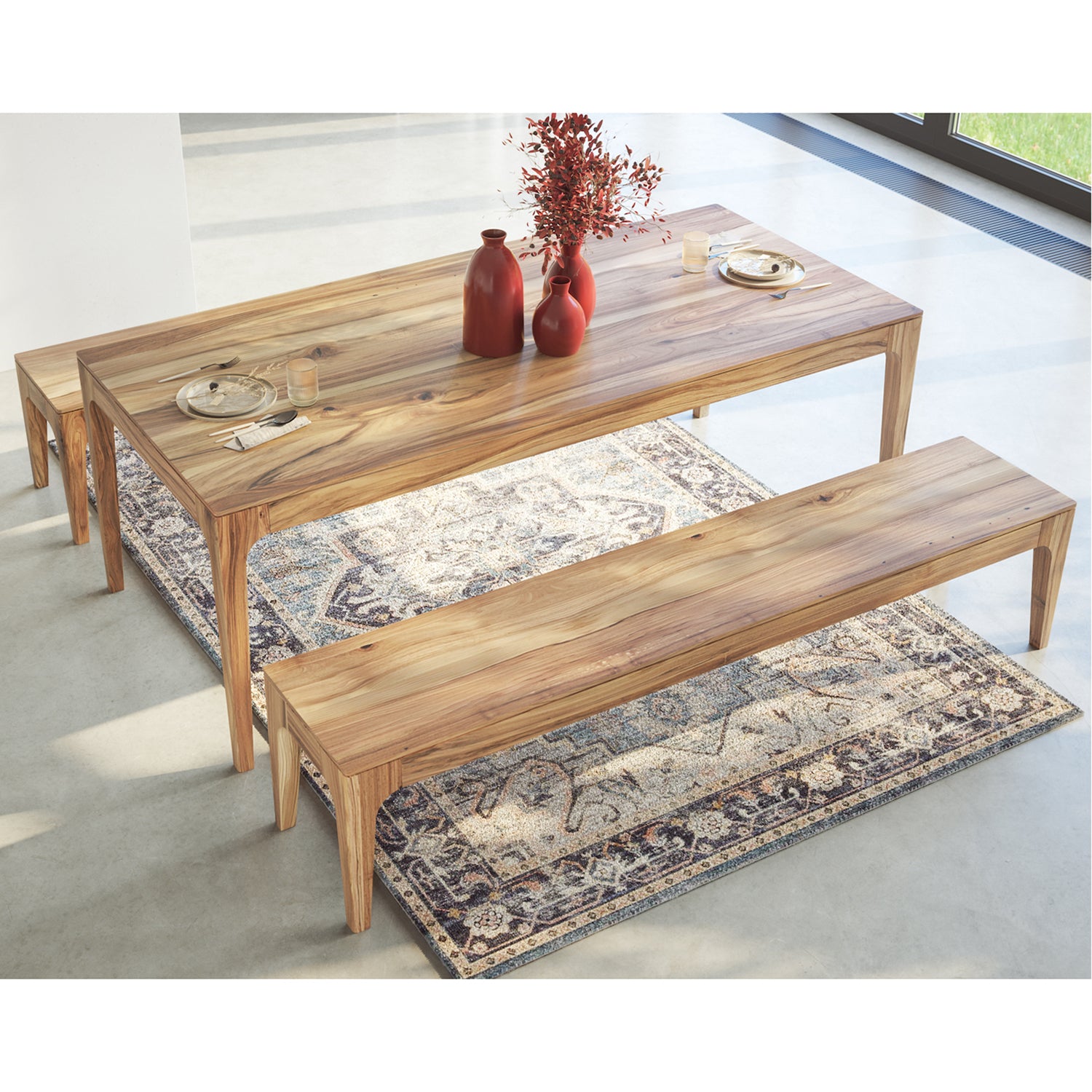 CAROLINA | Walnut Dining Set