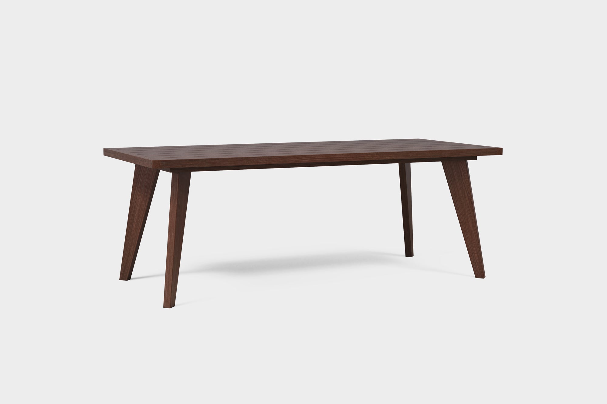 Amber | Table à manger d’extérieur en Frêne fumé