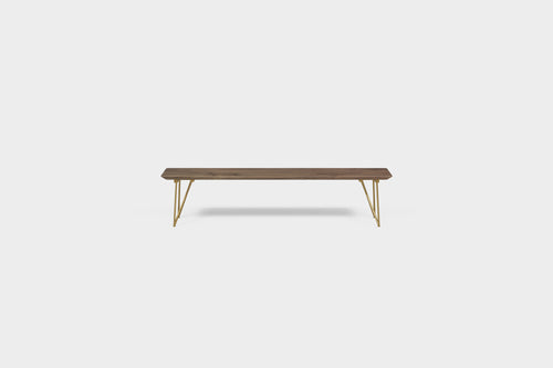 EMILIE S | Walnut Dining Bench image 1