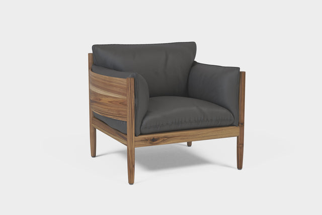 LULU | Chaise Longue en Noyer
