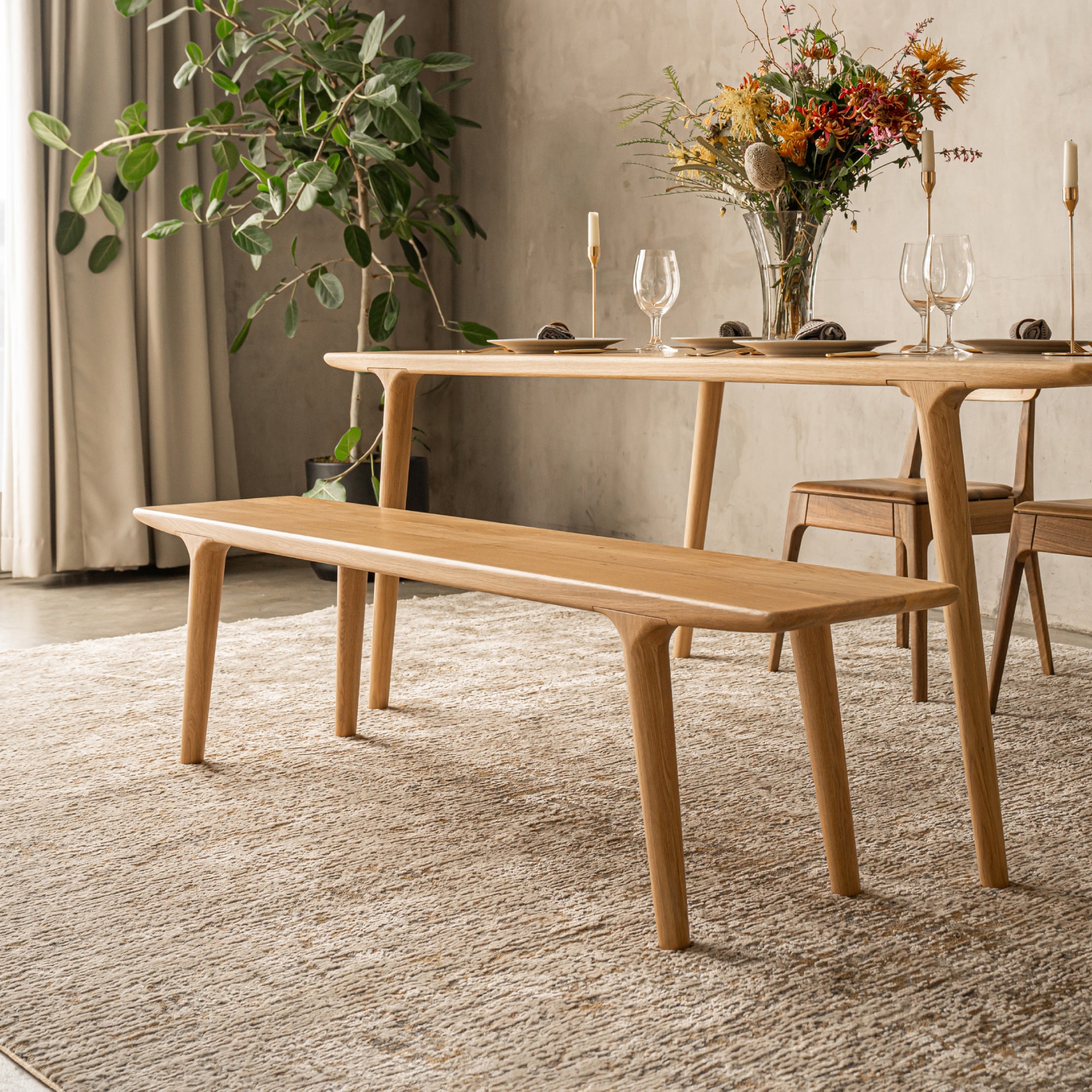 BRUNO | Banc en Chêne