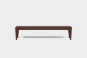 CAROLINA | Smoked Ash Dining Bench image 1