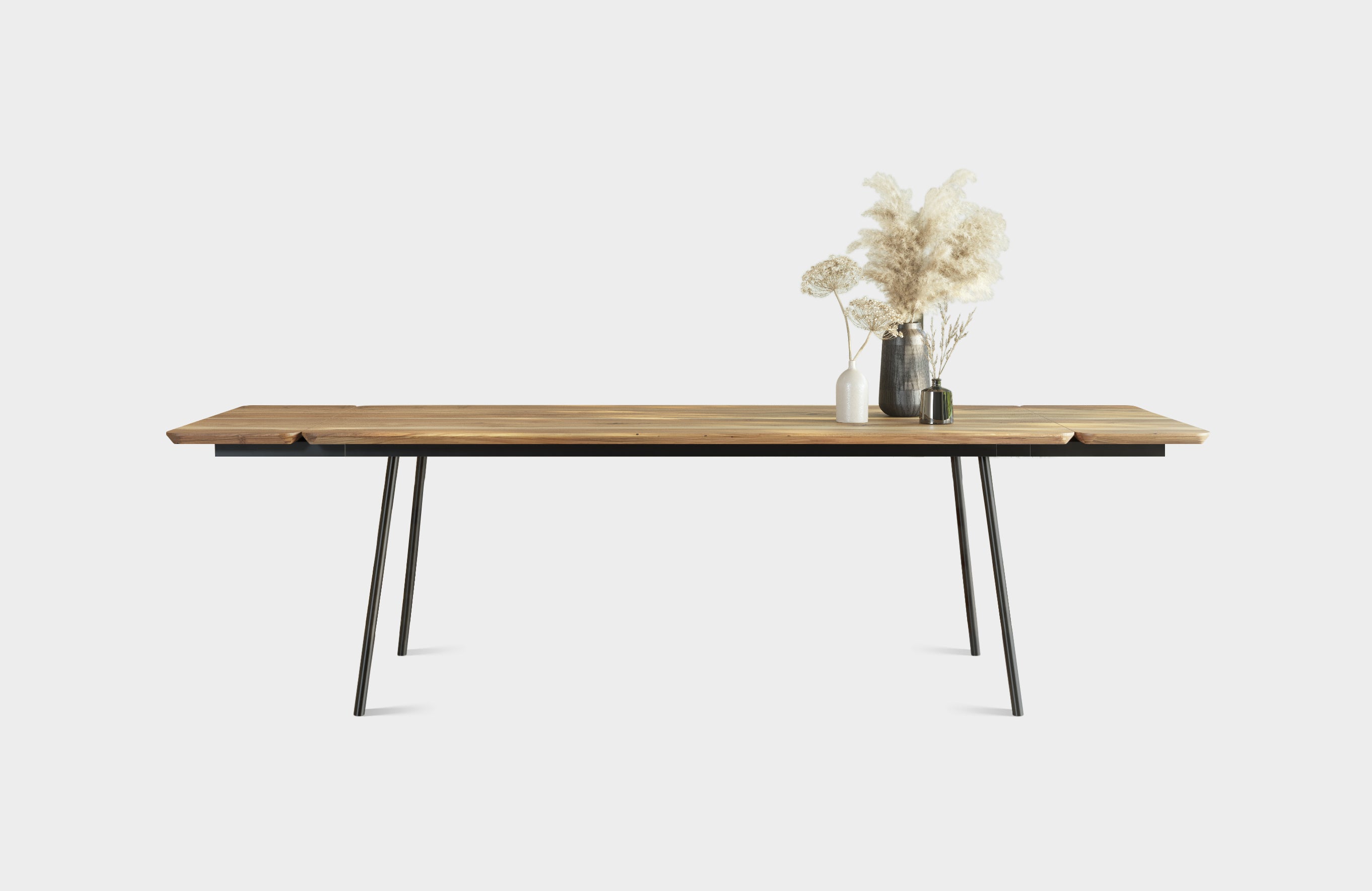 MARTA TABLE EXTENSIBLES | Noyer | 200 - 260 x 80 x 3 cm | Stock B52