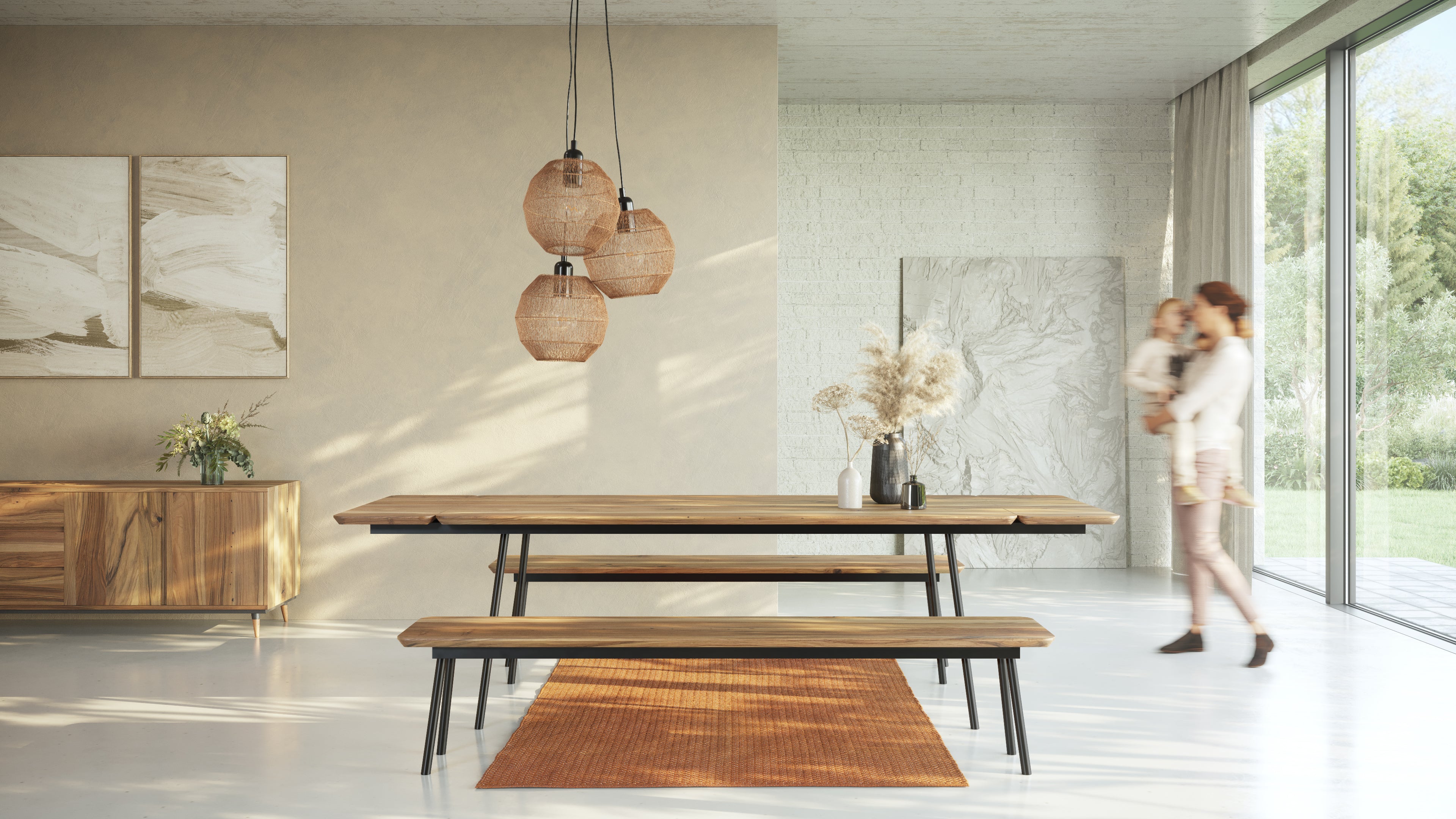 MARTA | Walnut Dining Set