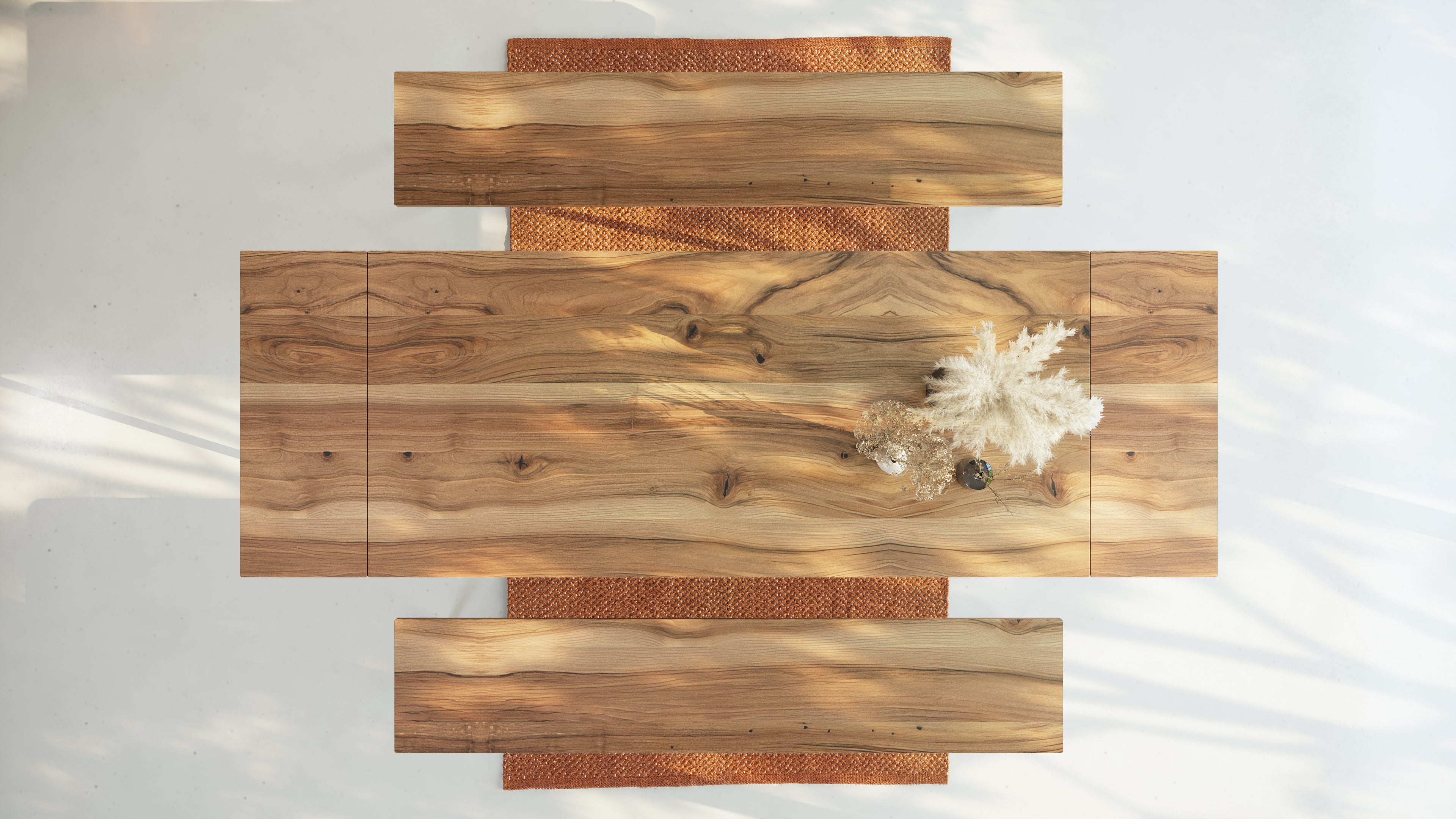MARTA S | Walnut Extendable Dining Table
