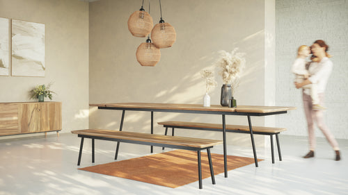 MARTA | Walnut Extendable Dining Table image 6