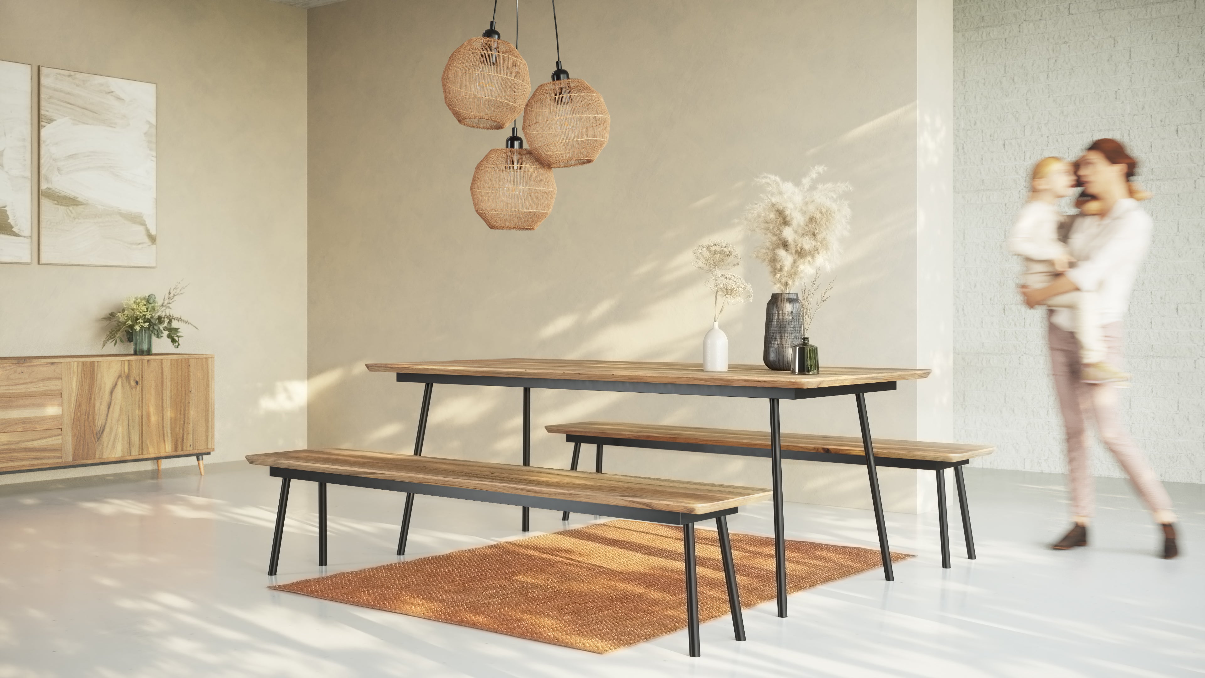 MARTA | Walnut Dining Set