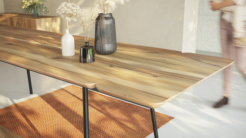 MARTA | Walnut Extendable Dining Table image 7