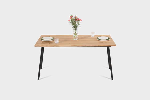 MIRA Oak Dining Table and Extendable Table with Bench Set Collection