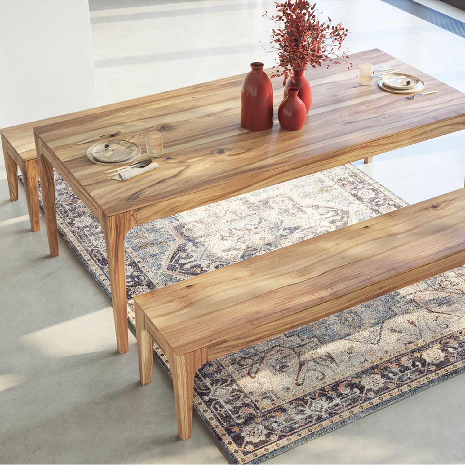 CAROLINA | Walnut Dining Set
