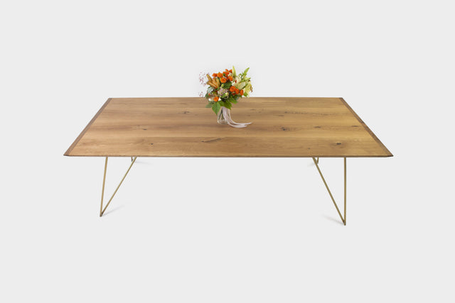Mid-Century Modern Oak Dining Table | EVELIE-Hardman Design