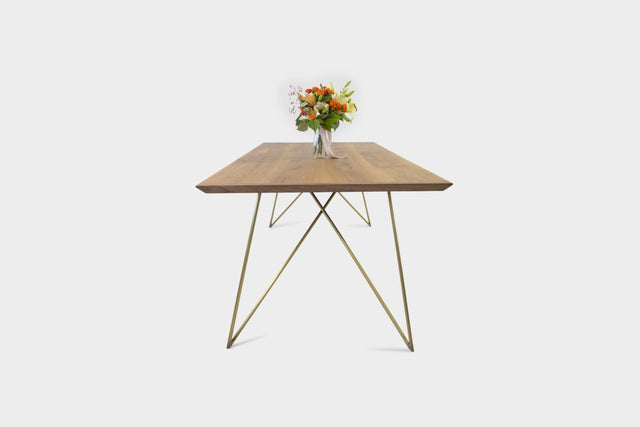Mid-Century Modern Oak Dining Table | EVELIE-Hardman Design