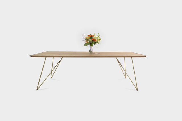 Mid-Century Modern Oak Dining Table | EVELIE-Hardman Design
