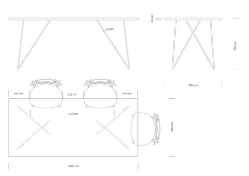 EMILIE | Walnut Dining Table image 130